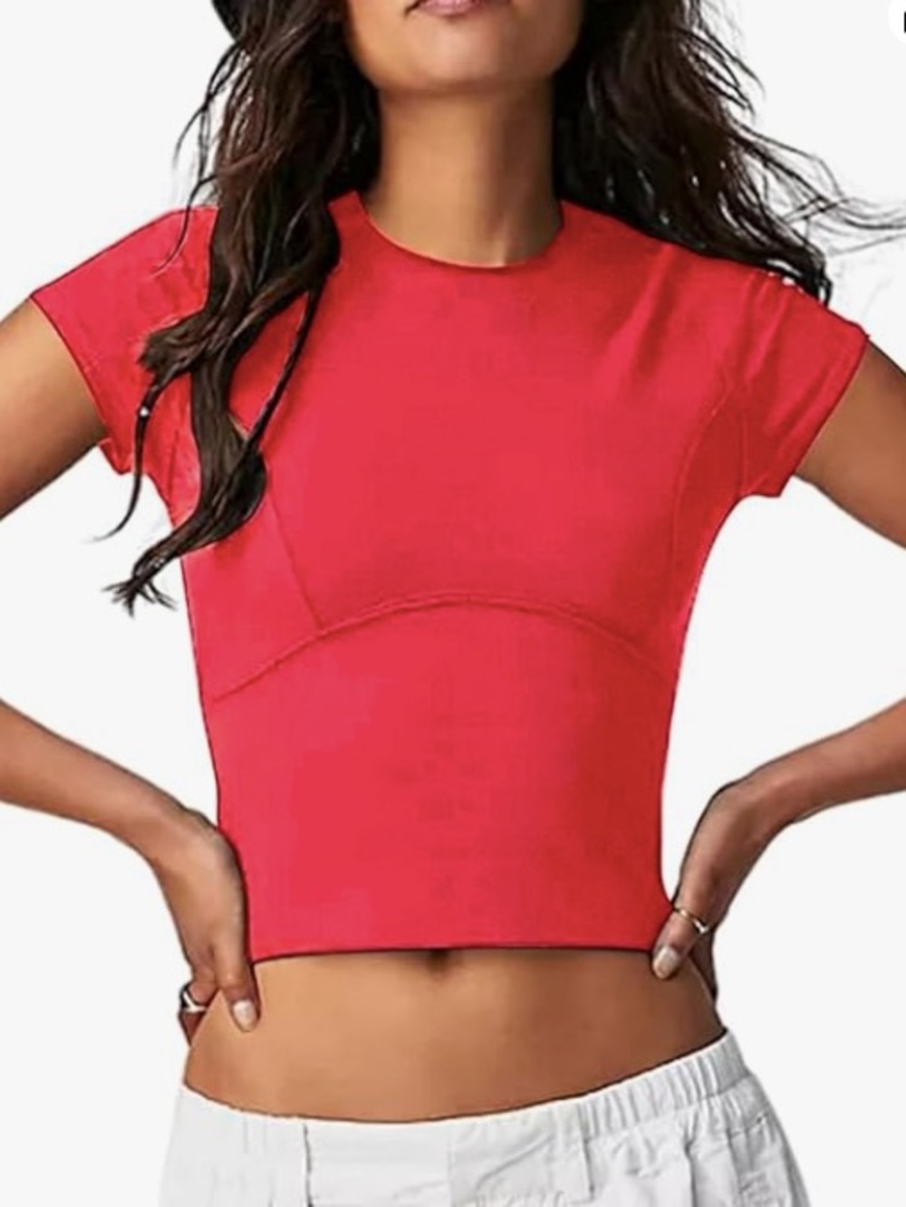 Basic Red Tee / Top